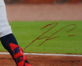 Ronald Acuna Jr Signed Atlanta Braves Unframed 16x20 MLB Photo - White Batting