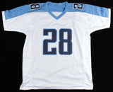 Chris Johnson Signed Tennessee Titans Jersey (Beckett COA) 3xPro Bowl R.B.