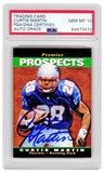 Curtis Martin autographed Patriots 1995 SP Foil RC Card #18 (PSA/ Auto Grade 10)