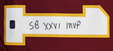 Mark Rypien "SB XXVI MVP" Signed Maroon Pro Style Jersey BAS Witnessed 2