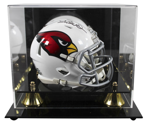 Cardinals Kurt Warner Authentic Signed Speed Mini Helmet w/ Case BAS Witnessed