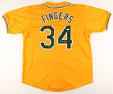 Rollie Fingers Signed Oakland Athletics Jersey (JSA) 3xWorld Series Champion A's