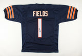 Justin Fields Signed Chicago Bears Jersey (JSA COA) Ex Ohio State Buckeyes Q.B.