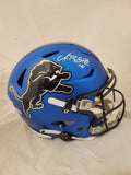 AMON RA ST BROWN SIGNED DETROIT LIONS 2024 ALTERNATE SPEEDFLEX HELMET BAS