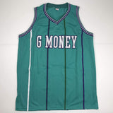 Autographed/Signed Glen Rice Charlotte Teal Basketball Jersey PSA/DNA COA