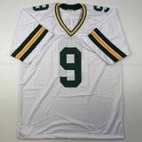 Autographed/Signed Christian Watson Green Bay White Jersey Beckett BAS COA