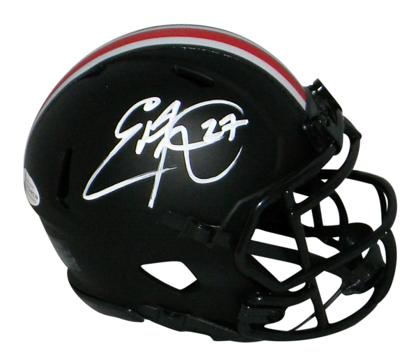 EDDIE GEORGE SIGNED OHIO STATE BUCKEYES ECLIPSE SPEED MINI HELMET BECKETT