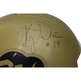 Koy Detmer Signed Colorado Buffaloes Game Used Authentic Helmet BAS 44700