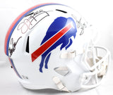 Andre Reed Jim Kelly Thurman Thomas Signed Bills F/S Speed Helmet-Beckett W Holo