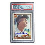 Frank Robinson Signed 1991 Topps #639 Baltimore Orioles Trading Card PSA/DNA