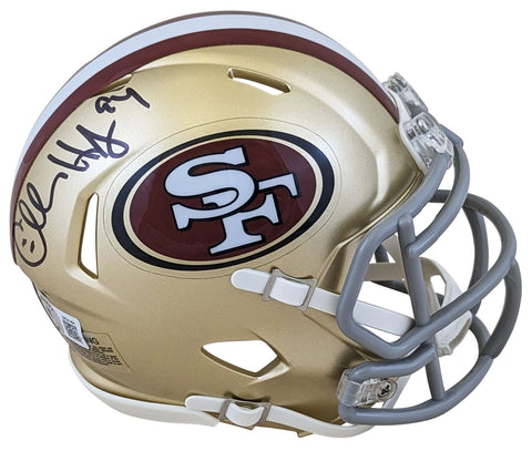 49ers Charles Haley Authentic Signed Speed Mini Helmet BAS Witnessed