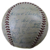 1954 Chicago Cubs Signed ONL Baseball Ernie Banks, Kiner +22 JSA Z42270 21350