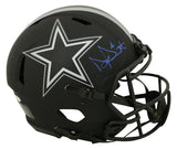 Dak Prescott Autographed Dallas Cowboys Authentic Eclipse Helmet BAS 28673