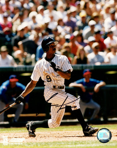 Juan Pierre Autographed/Signed Colorado Rockies 8x10 Photo 15331