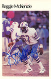 Reggie McKenzie Autographed Buffalo Bills Mini Poster 18/50 Beckett 46127