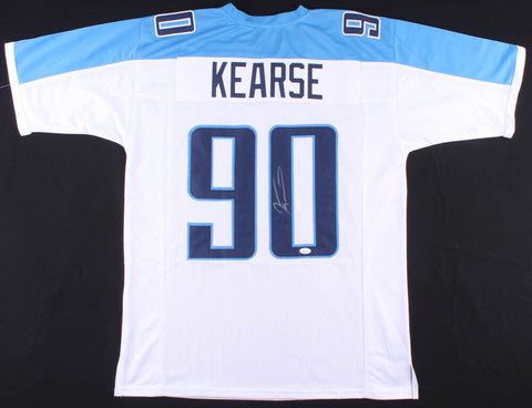 Jevon Kearse Signed Tennessee Titans Jersey (JSA COA) 3x Pro Bowl Defensive End