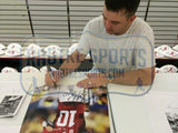 AJ McCarron Autographed/Signed Alabama Crimson Tide 16x20 Photo - Celebrating