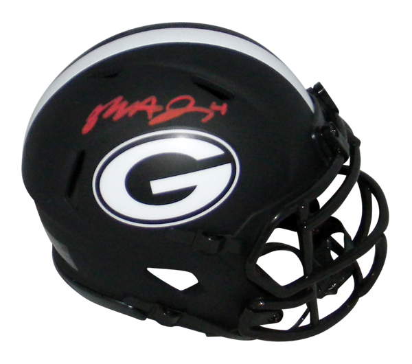 MECOLE HARDMAN SIGNED GEORGIA BULLDOGS ECLIPSE SPEED MINI HELMET JSA