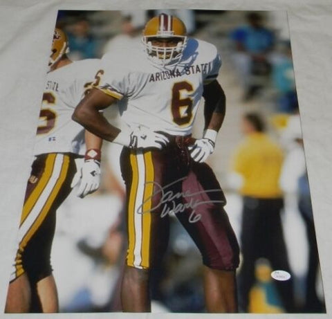 DARREN WOODSON AUTOGRAPHED SIGNED ARIZONA STATE SUN DEVILS 16x20 PHOTO JSA