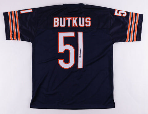 Dick Butkus Signed Chicago Bears Jersey (JSA Hologram) All Pro Linebacker