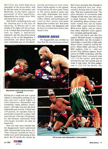 Diego Corrales Autographed Signed Magazine Page Photo PSA/DNA #S47512