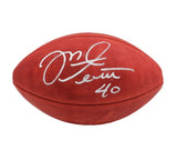 Mike Alstott Signed Tampa Bay Buccaneers Wilson Authentic NFL Football