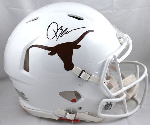 Quinn Ewers Signed Texas Longhorns F/S Speed Authentic Helmet - Beckett W Holo