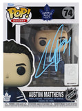 Maple Leafs Auston Matthews Signed #74 Funko Pop Vinyl Figure BAS & Fan