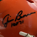 Jim Brown Autographed Signed Cleveland Browns Mini Helmet Fanatics