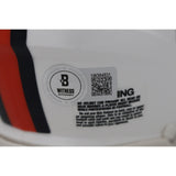 Randy Gradishar Signed Denver Broncos 22 White Alt Mini Helmet Beckett 44620