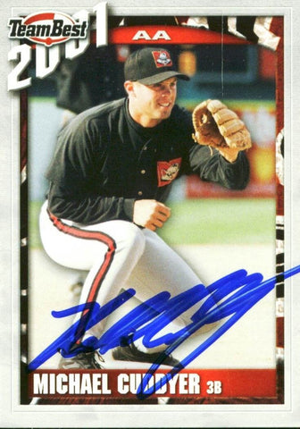 Twins Michael Cuddyer Authentic Signed Card 2001 Team Best RC #31 w/ COA