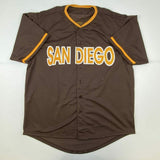 Autographed/Signed Fernando Tatis Jr. San Diego Brown Jersey JSA COA