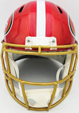 NICK BOSA AUTOGRAPHED 49ERS FLASH RED FULL SIZE SPEED HELMET BECKETT 230694