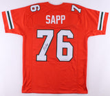 Warren Sapp Signed Miami Hurricanes Jersey (JSA COA) Buccaneers 7xPro Bowl D.T