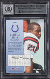 Colts Marshall Faulk Signed 1994 Skybox Premium #158 RC Card Auto 10 BAS Slabbed