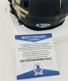 Scott Frost Signed UCF Golden Knights Speed Black Mini Helmet (Beckett COA)