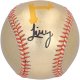 Livvy Dunne Signed Pittsburgh Pirates Gold Logo Baseball Fanatics