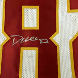 FRAMED Autographed/Signed DANTE HALL 33x42 Kansas City White Jersey PSA/DNA COA