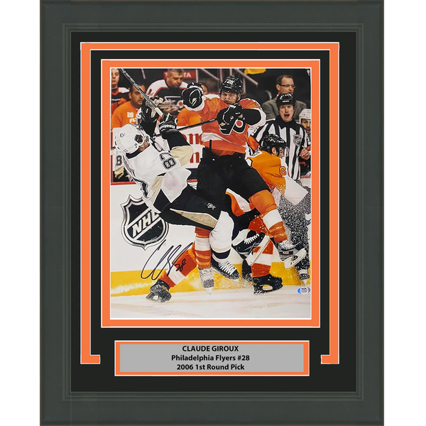 Framed Autographed/Signed Claude Giroux Flyers 16x20 Photo PSA/DNA COA