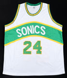 Tom Chambers Signed Seattle Supersonics Jersey (JSA) 4xAll Star Power Forward