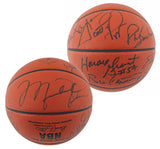 1991-92 Bulls (13) Jordan, Pippen, Jackson Signed Official NBA Basketball JSA