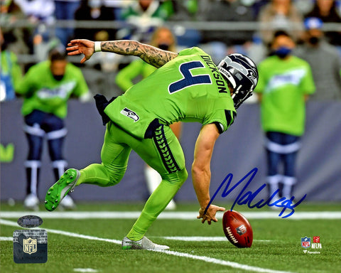 MICHAEL DICKSON AUTOGRAPHED 8X10 PHOTO SEAHAWKS DOUBLE PUNT MCS HOLO 200283