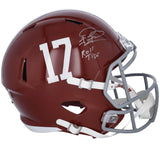 Tua Tagovailoa Autographed Alabama "Roll Tide" Authentic Speed Helmet Fanatics