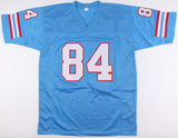 Haywood Jeffires Signed Houston Oilers Jersey / Wide Receiver (1987-1995) GTSM