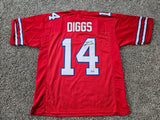 Stefon Diggs Signed Auto Buffalo Bills Red Custom Jersey Beckett COA WQ77122