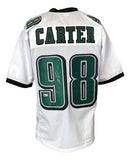 Jalen Carter Philadelphia Signed White Football Jersey BAS