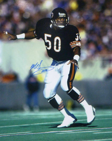 Mike Singletary Autographed Chicago Bears 16x20 photo w/HOF 98 13234