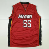 Autographed/Signed DUNCAN ROBINSON Miami Red Basketball Jersey JSA COA Auto