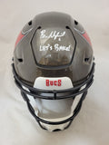 BAKER MAYFIELD SIGNED TAMPA BAY BUCCANEERS SPEEDFLEX "LETS BAKE" HELMET BAS LE/6