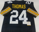 J.T. Thomas Signed Pittsburgh Steelers Jersey (TSE COA) 4xSuper Bowl Champion DB